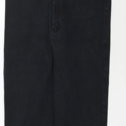 Denim Co. Womens Black  Denim Skinny Jeans Size 10 L28 in