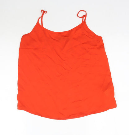 Womens UK Size 10 Marks and Spencer Red Camisole Blouse