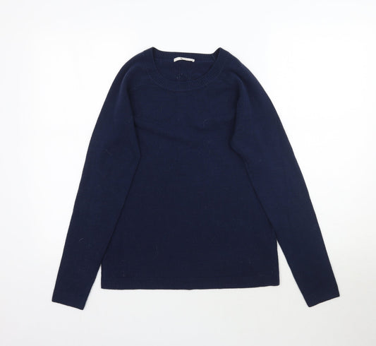 TU Womens Blue  Knit Pullover Jumper Size 10