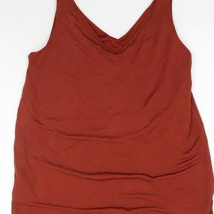 H&M Womens Brown   Camisole Blouse Size XL