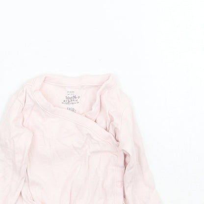 F&F Girls Pink   Babygrow One-Piece Size 3-6 Months