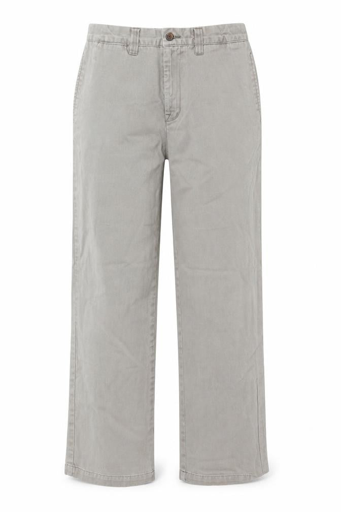Front view of Gap girls’ grey denim straight jeans, size 16, years