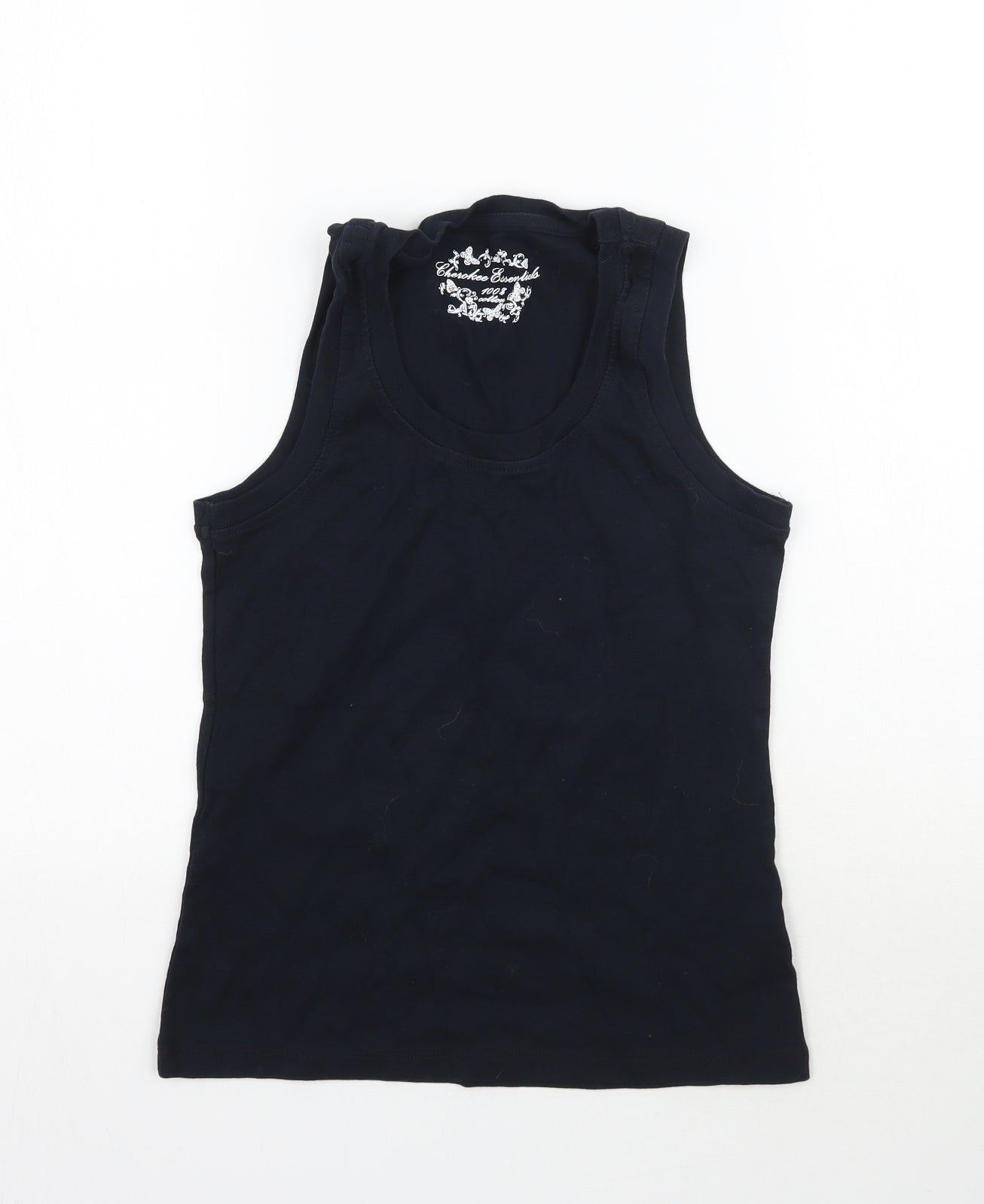 Womens UK Size 12 Cherokee Blue Basic T-Shirt