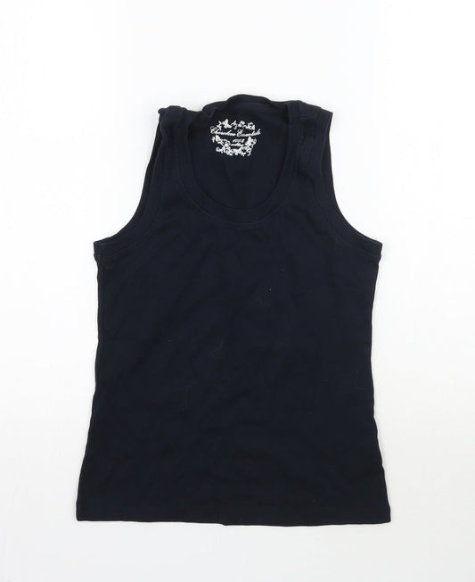 Cherokee Womens Blue   Basic T-Shirt Size 12