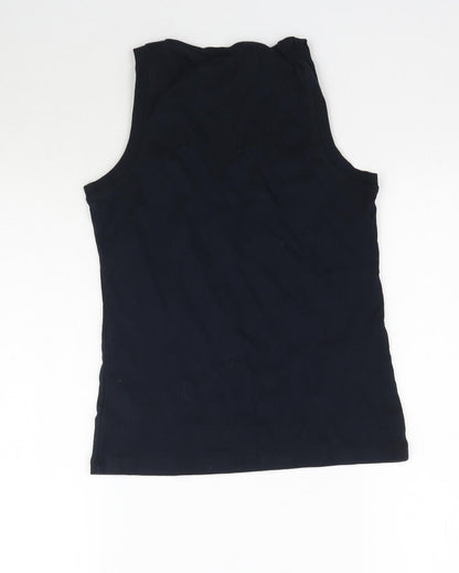 Womens UK Size 12 Cherokee Blue Basic T-Shirt