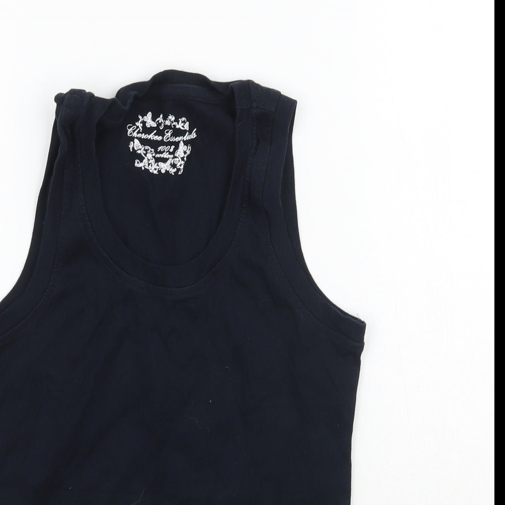 Womens UK Size 12 Cherokee Blue Basic T-Shirt