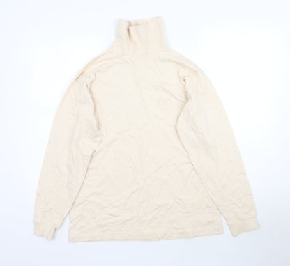 Cotton Traders Womens Beige   Basic T-Shirt Size S  - Oversized