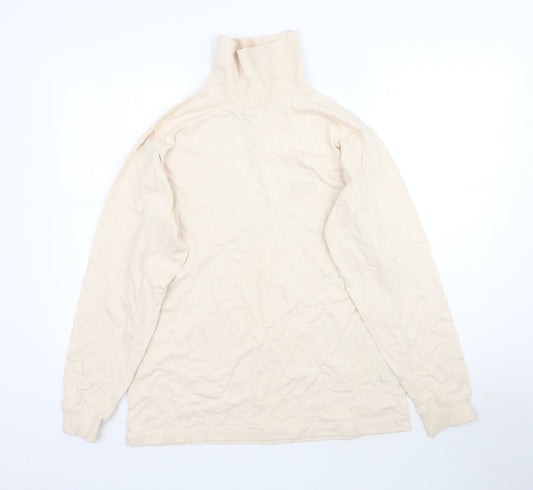 Cotton Traders Womens Beige   Basic T-Shirt Size S  - Oversized