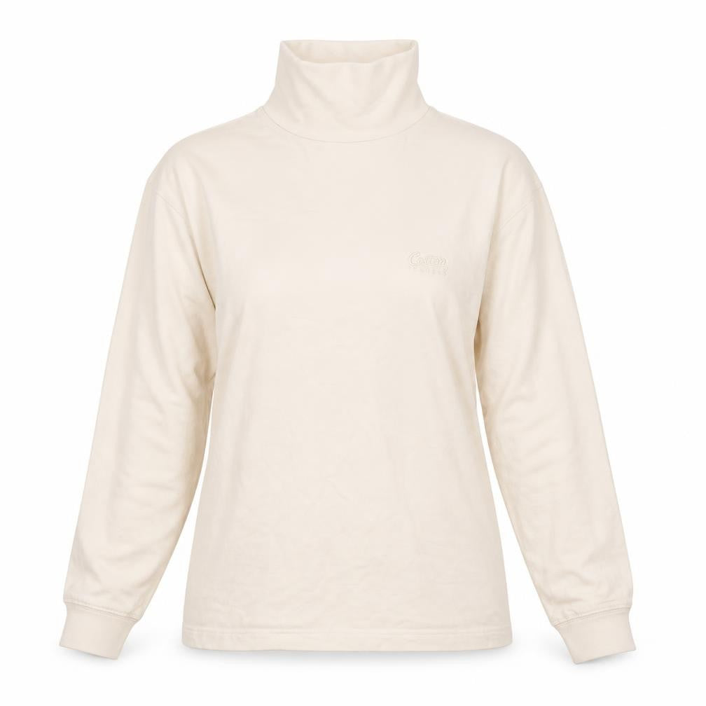 Womens UK Size S Cotton Traders Beige Basic T-Shirt