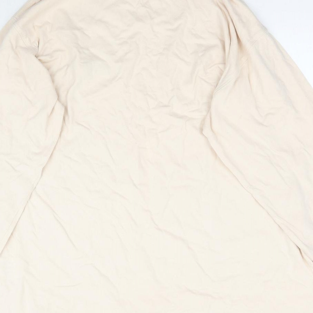 Cotton Traders Womens Beige   Basic T-Shirt Size S  - Oversized