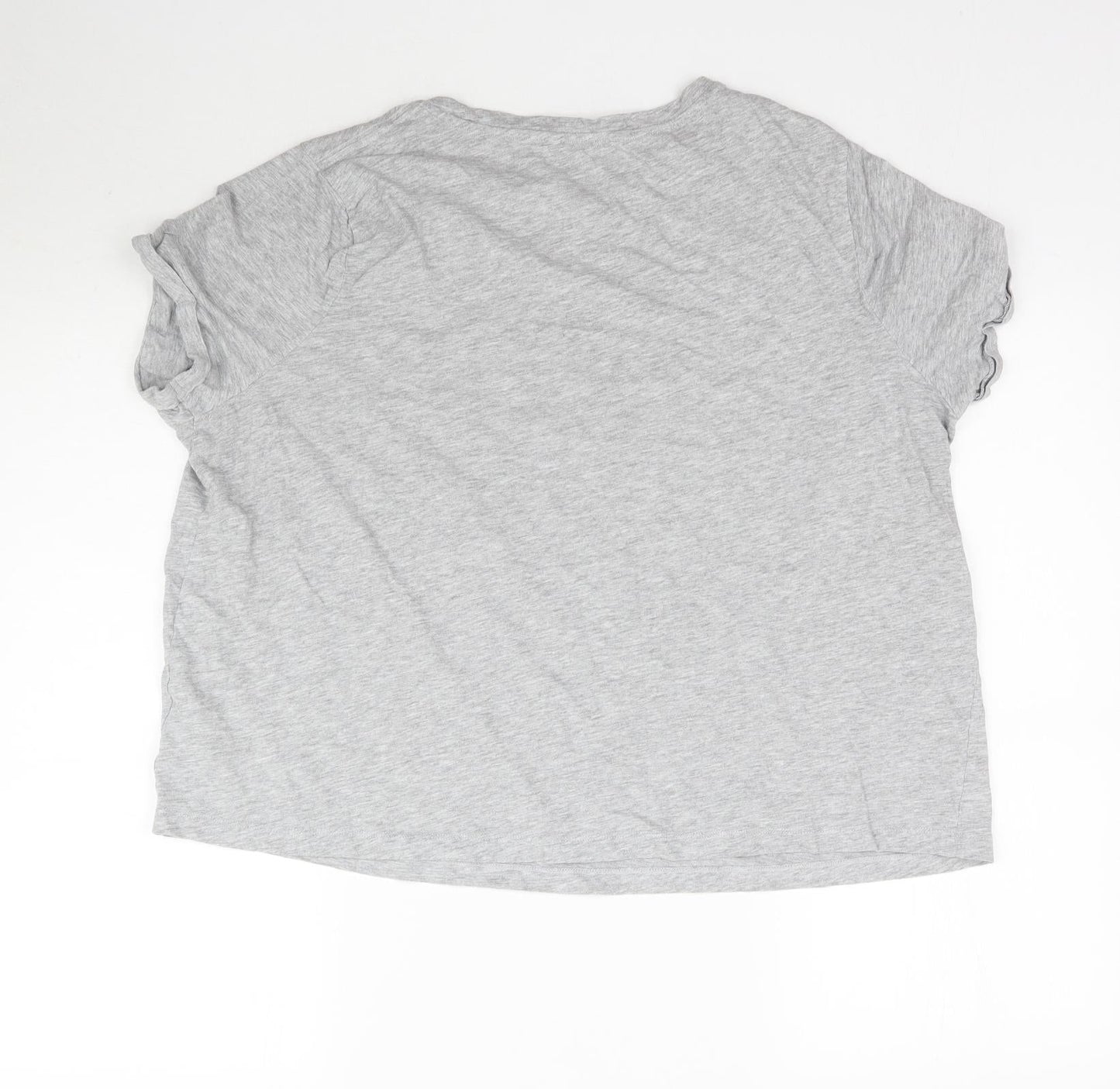 Womens UK Size 2 TU Grey Basic T-Shirt