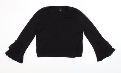 Womens UK Size 10 River Island Black Pullover Jumper