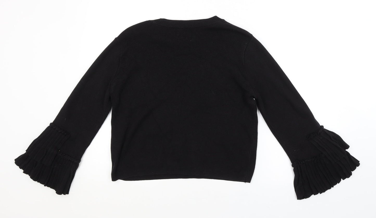 Womens UK Size 10 River Island Black Pullover Jumper