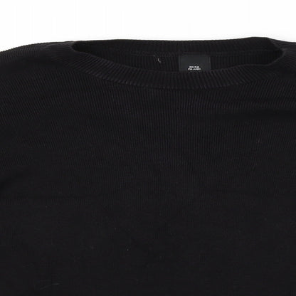 Womens UK Size 10 River Island Black Pullover Jumper