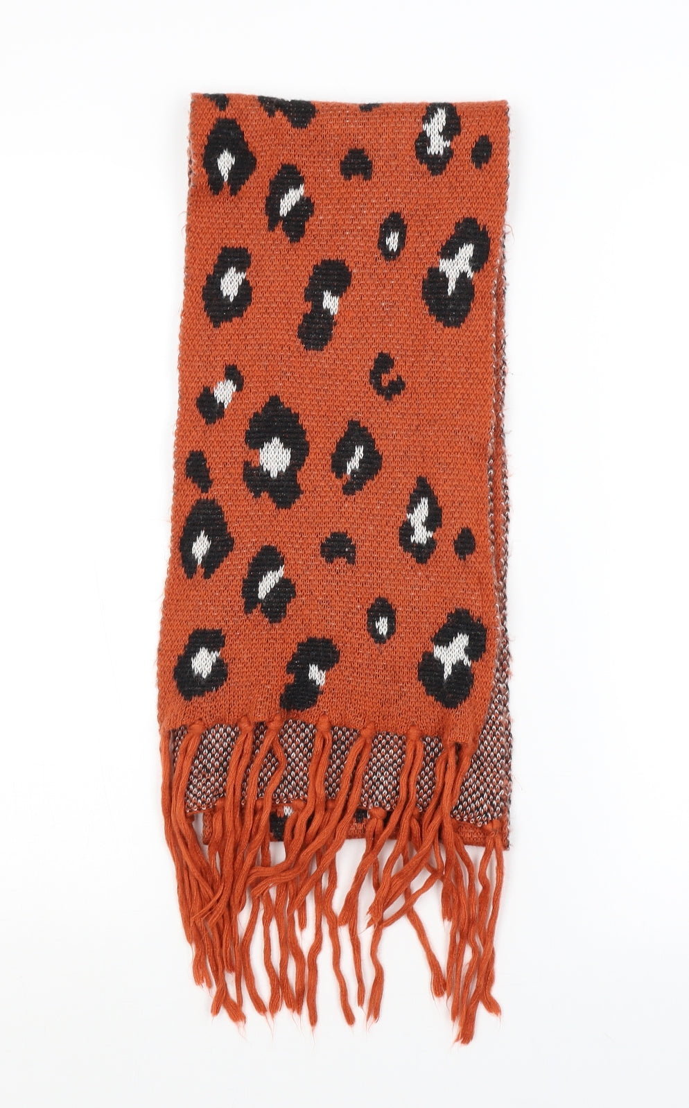 Preworn Womens Red Animal Print   Scarf