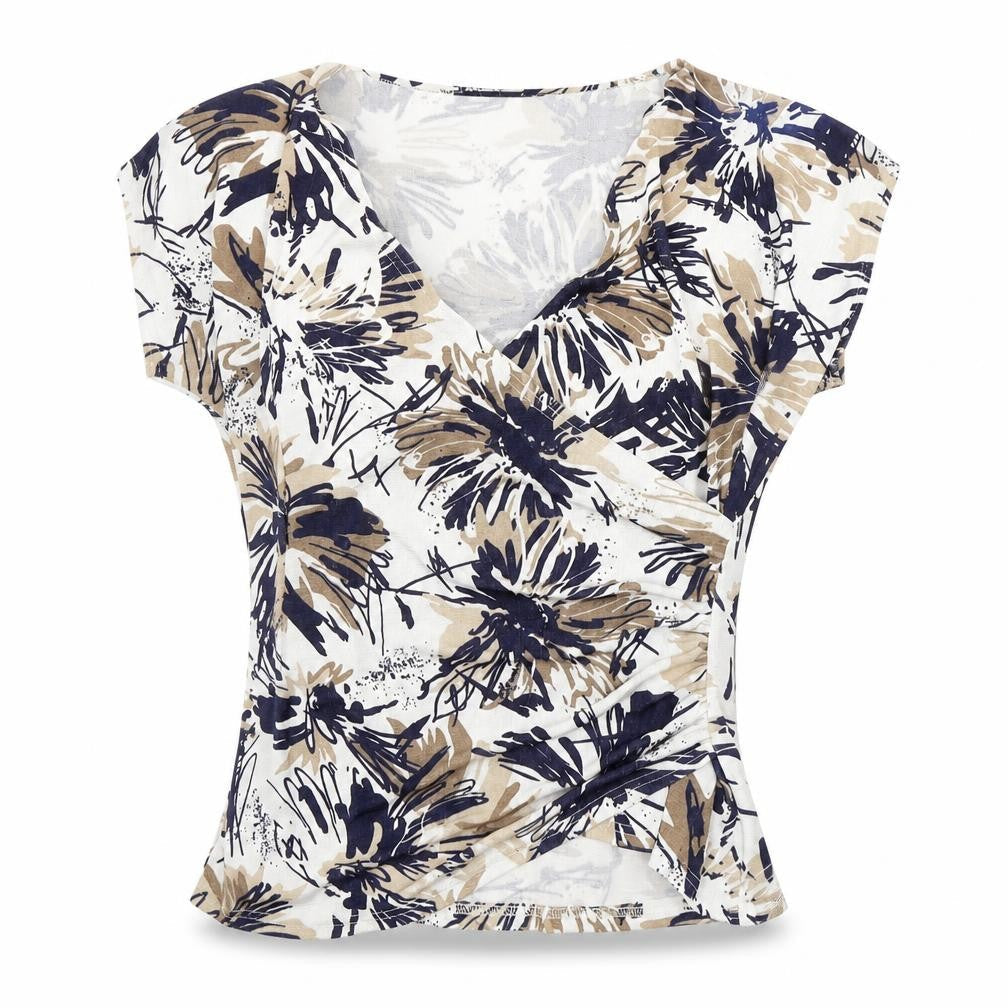 Womens UK Size XL Reflections Multicoloured Basic Blouse