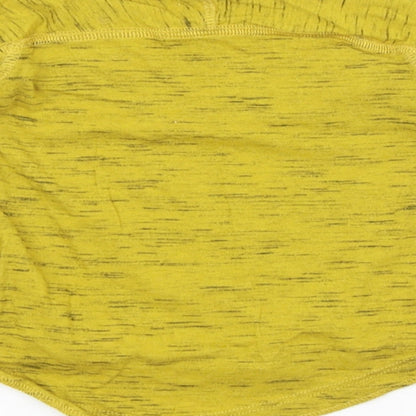 Brand and care label for Next Baby Yellow Basic T-Shirt, size 6-9, Months