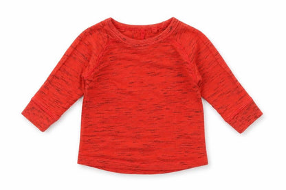 Front view of Next Baby Red Basic T-Shirt, size 6-9, Months