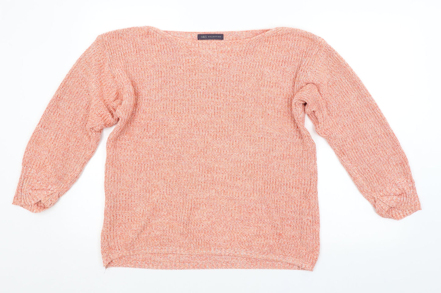 Womens UK Size  M&S Pink Pullover Jumper