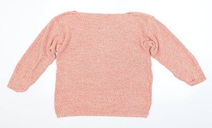 Womens UK Size  M&S Pink Pullover Jumper