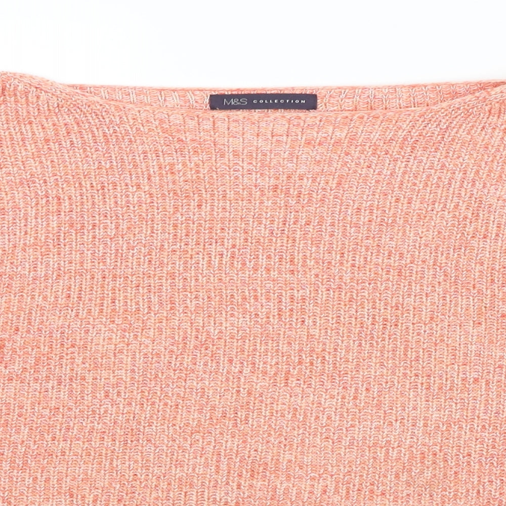 Womens UK Size  M&S Pink Pullover Jumper