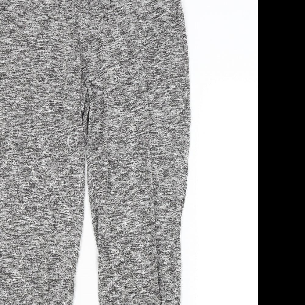 Close-up detail of Max Studio women’s grey pyjama pants, size S