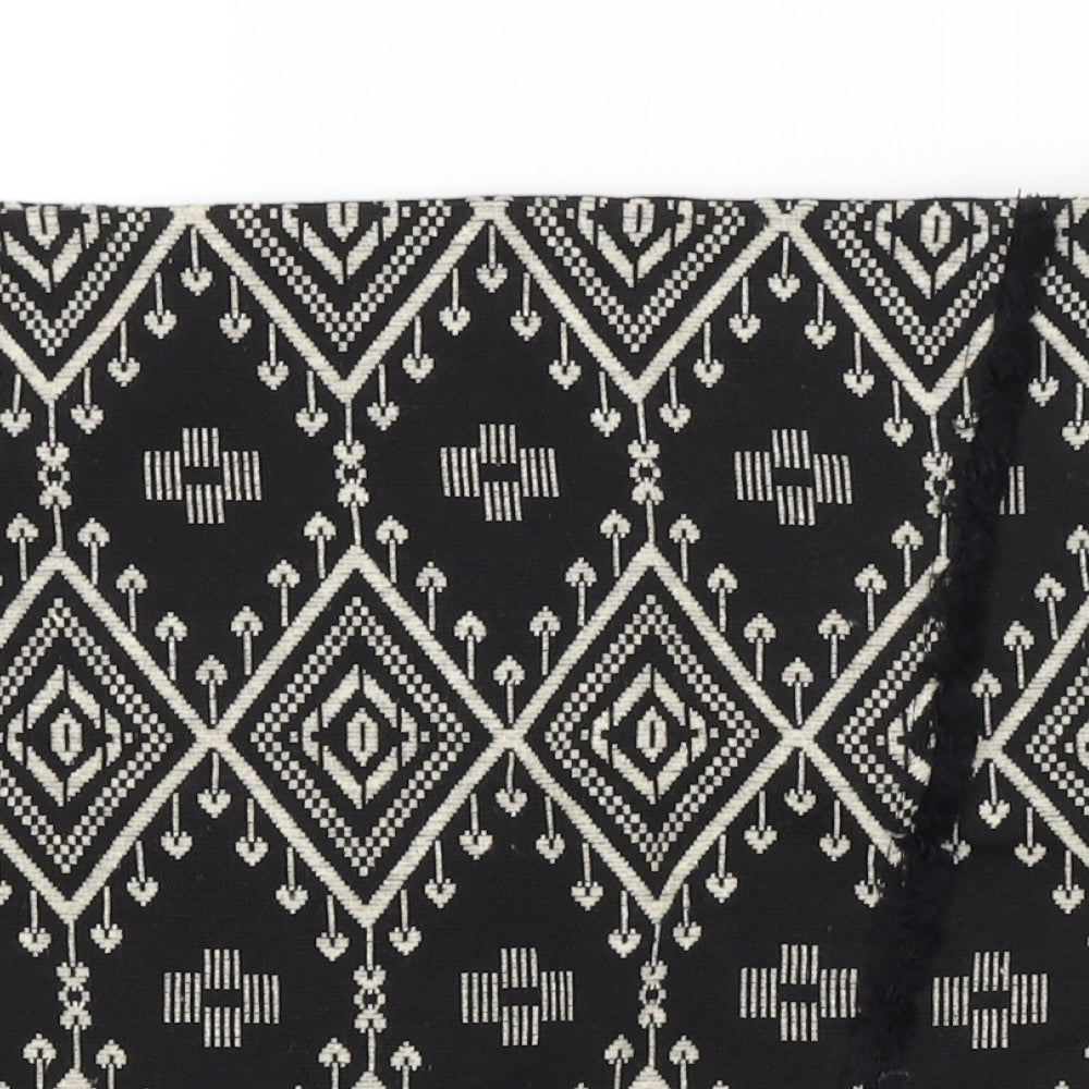 Camayeu Womens Black Argyle/Diamond  Straight & Pencil Skirt