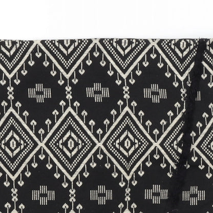 Camayeu Womens Black Argyle/Diamond  Straight & Pencil Skirt