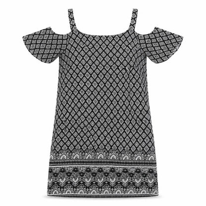 Papaya Womens Black Argyle/Diamond  A-Line  Size 8