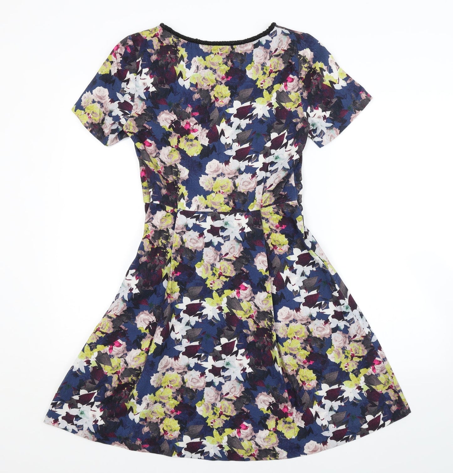 Monsoon Womens Multicoloured Floral  A-Line  Size 8