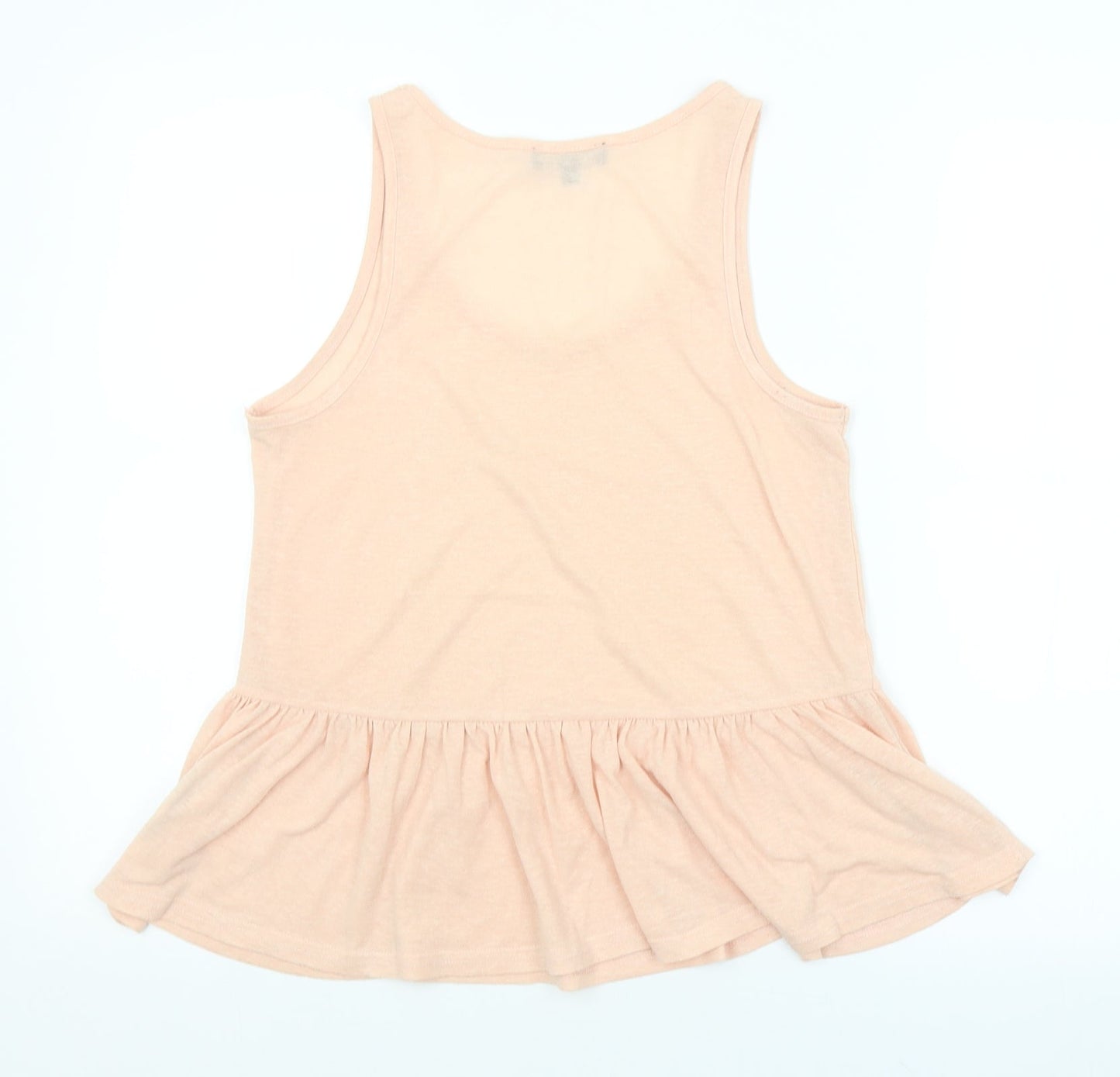 Womens UK Size 6 New Look Pink Basic Tank