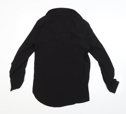 Miss Selfridge Womens Black   Basic Blouse Size 6