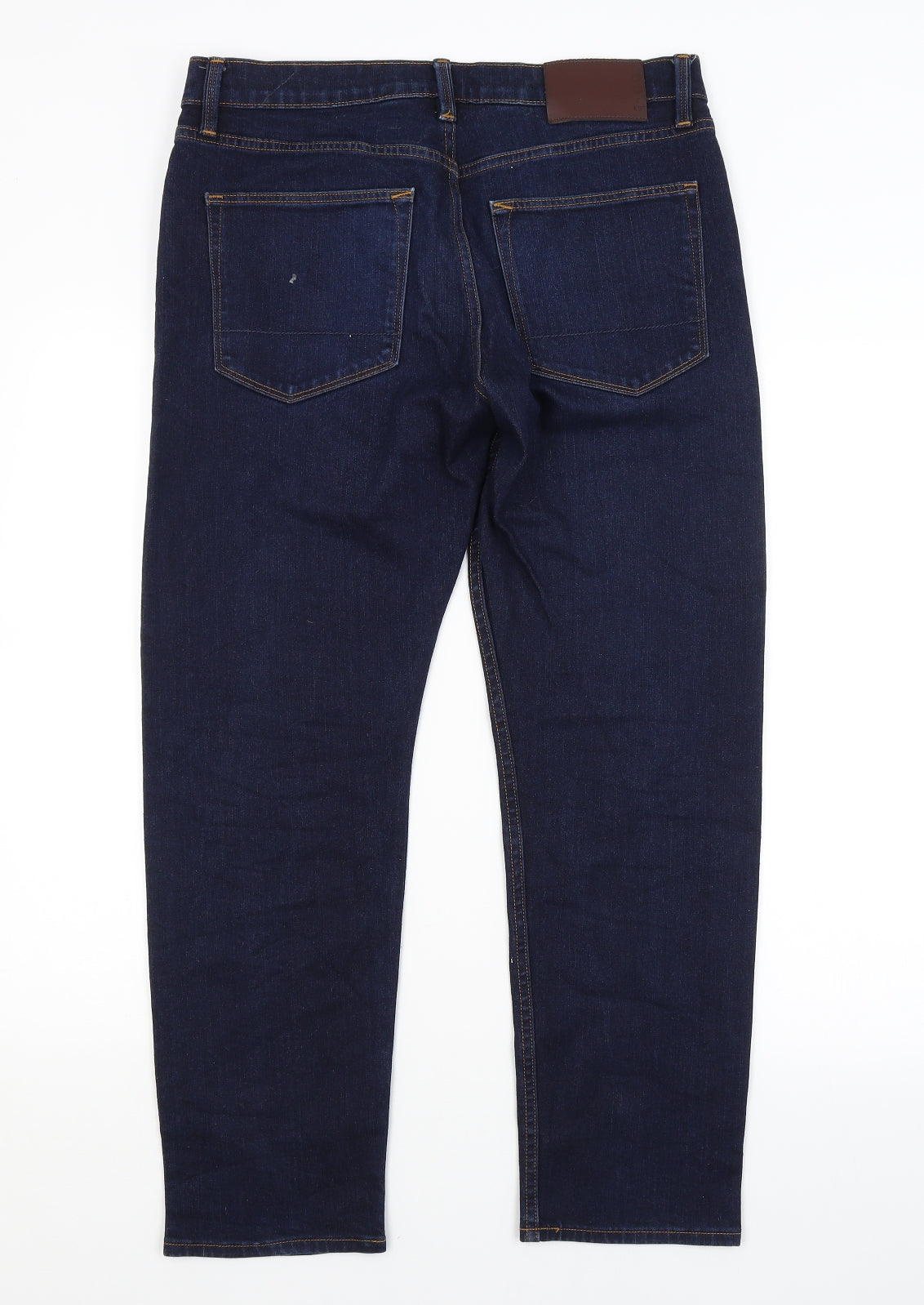 M&S Womens Blue   Tapered Jeans Size 32 in L29 in