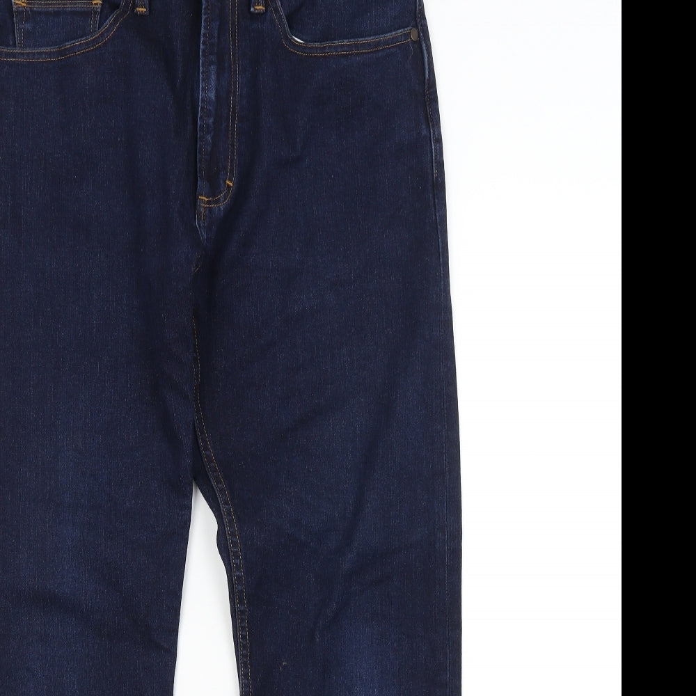 M&S Womens Blue   Tapered Jeans Size 32 in L29 in