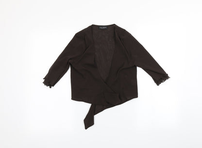 James Lakeland Womens Brown   Basic Blouse Size 10