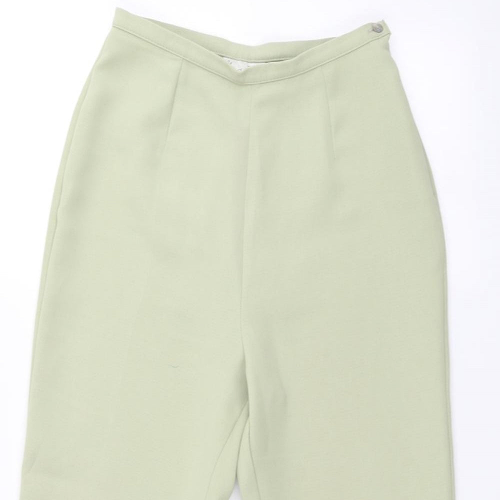 Womens UK Size 10 BHS Regular Fit  Green Trousers