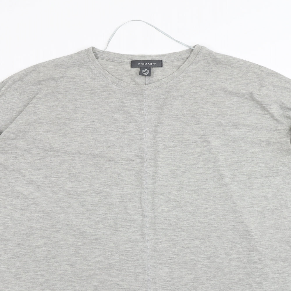 Primark Womens Grey   Basic T-Shirt Size S