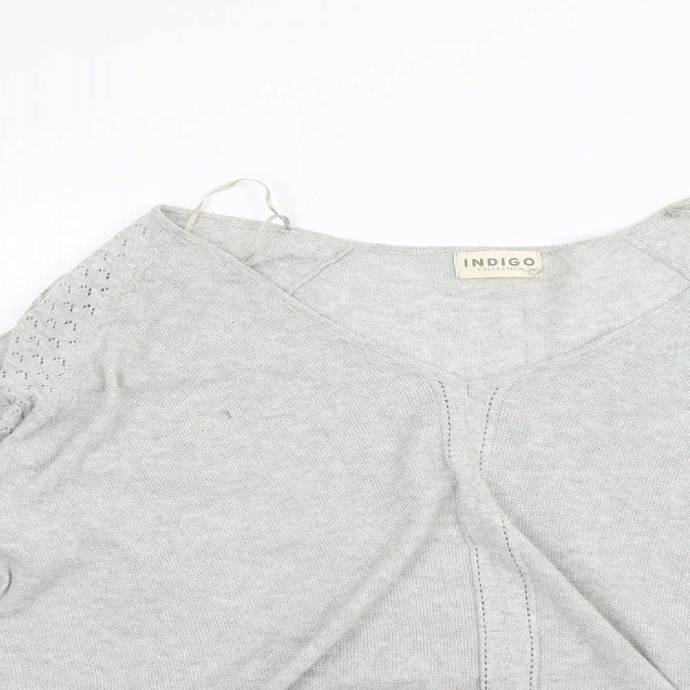 Womens UK Size 12 Marks and Spencer Grey Pullover Jumper