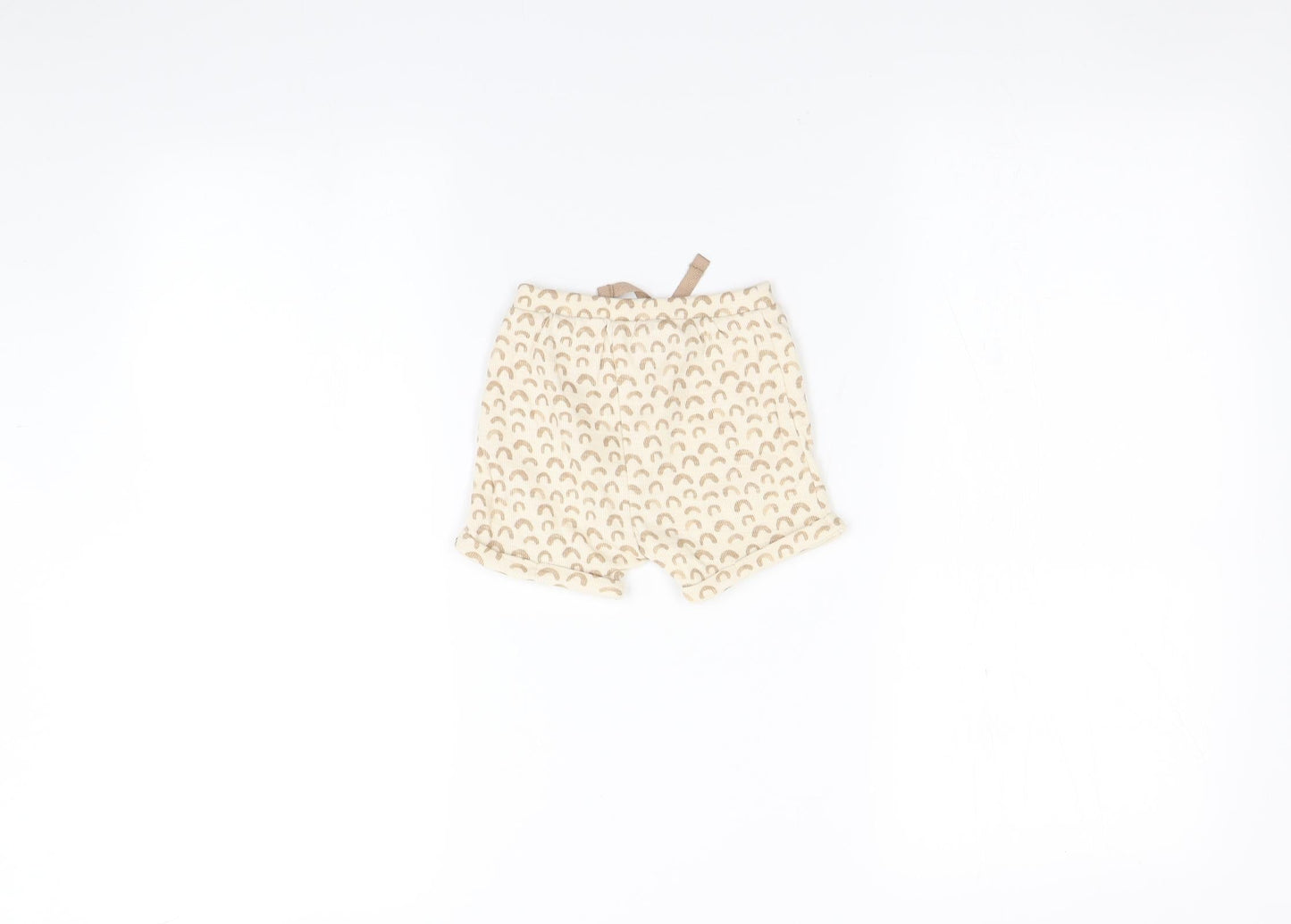 George Baby Beige   Cropped Trousers Size 3-6 Months