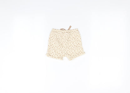 George Baby Beige   Cropped Trousers Size 3-6 Months