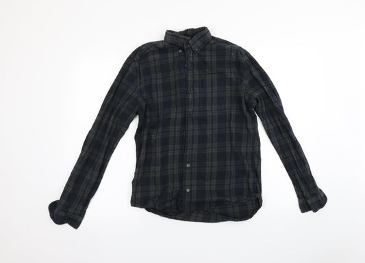 Mens UK Size S N ext Green  Button-Up Long Sleeve Casual Shirt