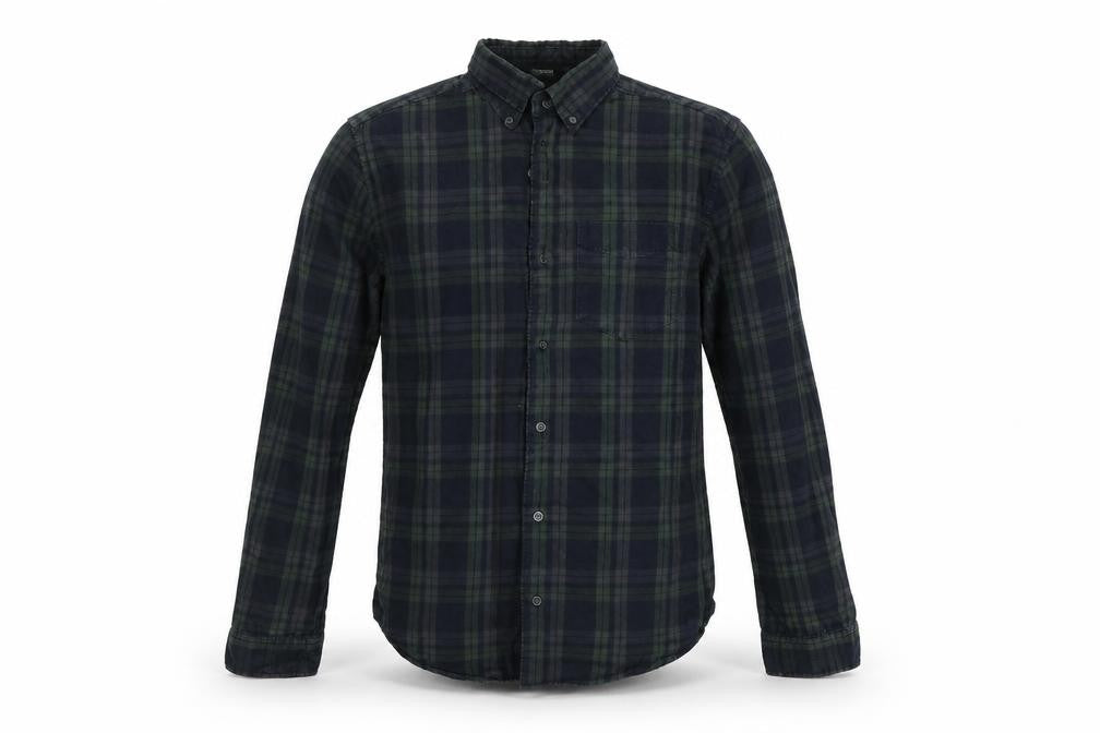 Mens UK Size S N ext Green  Button-Up Long Sleeve Casual Shirt
