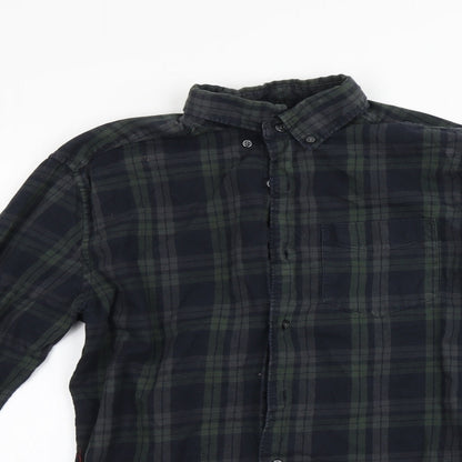 Mens UK Size S N ext Green  Button-Up Long Sleeve Casual Shirt