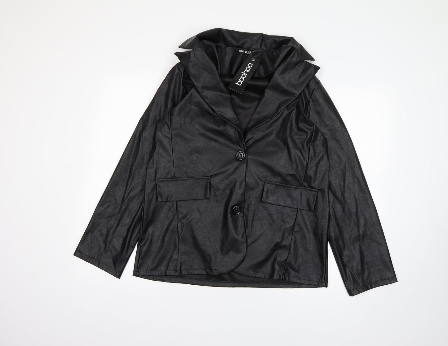 Womens UK Size 12 Boohoo Black Jacket
