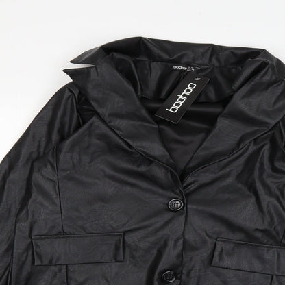 Womens UK Size 12 Boohoo Black Jacket