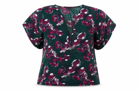 Womens UK Size M Originals Green Basic Blouse
