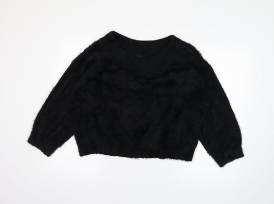 Womens UK Size L New Look Black Pullover Jumper
