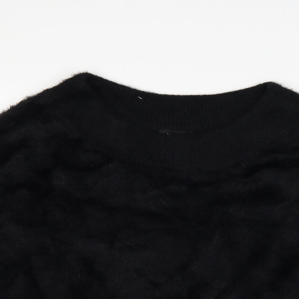 Womens UK Size L New Look Black Pullover Jumper