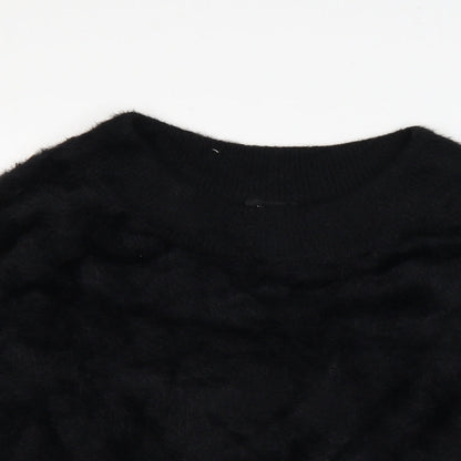 Womens UK Size L New Look Black Pullover Jumper