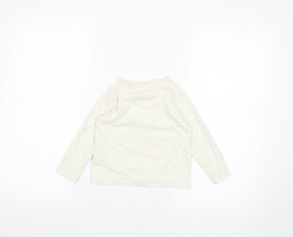 Marks and Spencer Girls White   Basic T-Shirt Size 2-3 Years